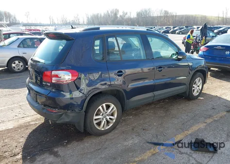 2013 Volkswagen Tiguan S from USA, damaged, VIN WVGAV3AX3DW562718